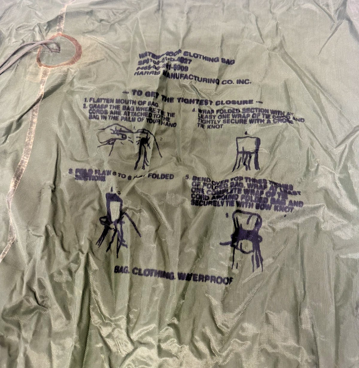 US MILITARY WATERPROOF CLOTHING BAG