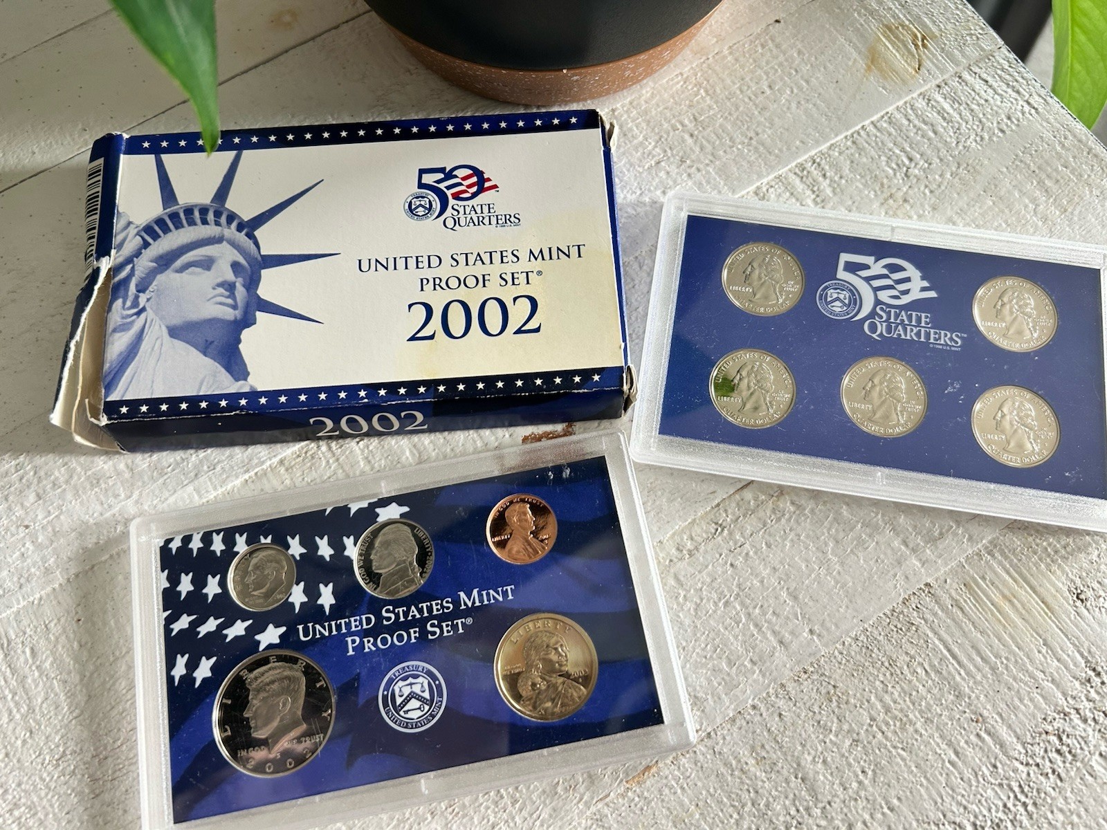 2002 US Mint Proof Set in Original Government Packaging Free Shipping