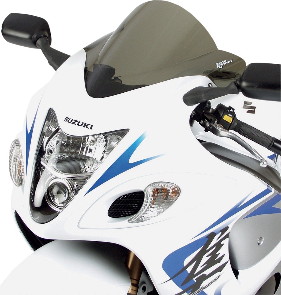 Zero Gravity Double Bubble Windscreen Smoke for Suzuki GSX1300R Hayabusa 08-19
