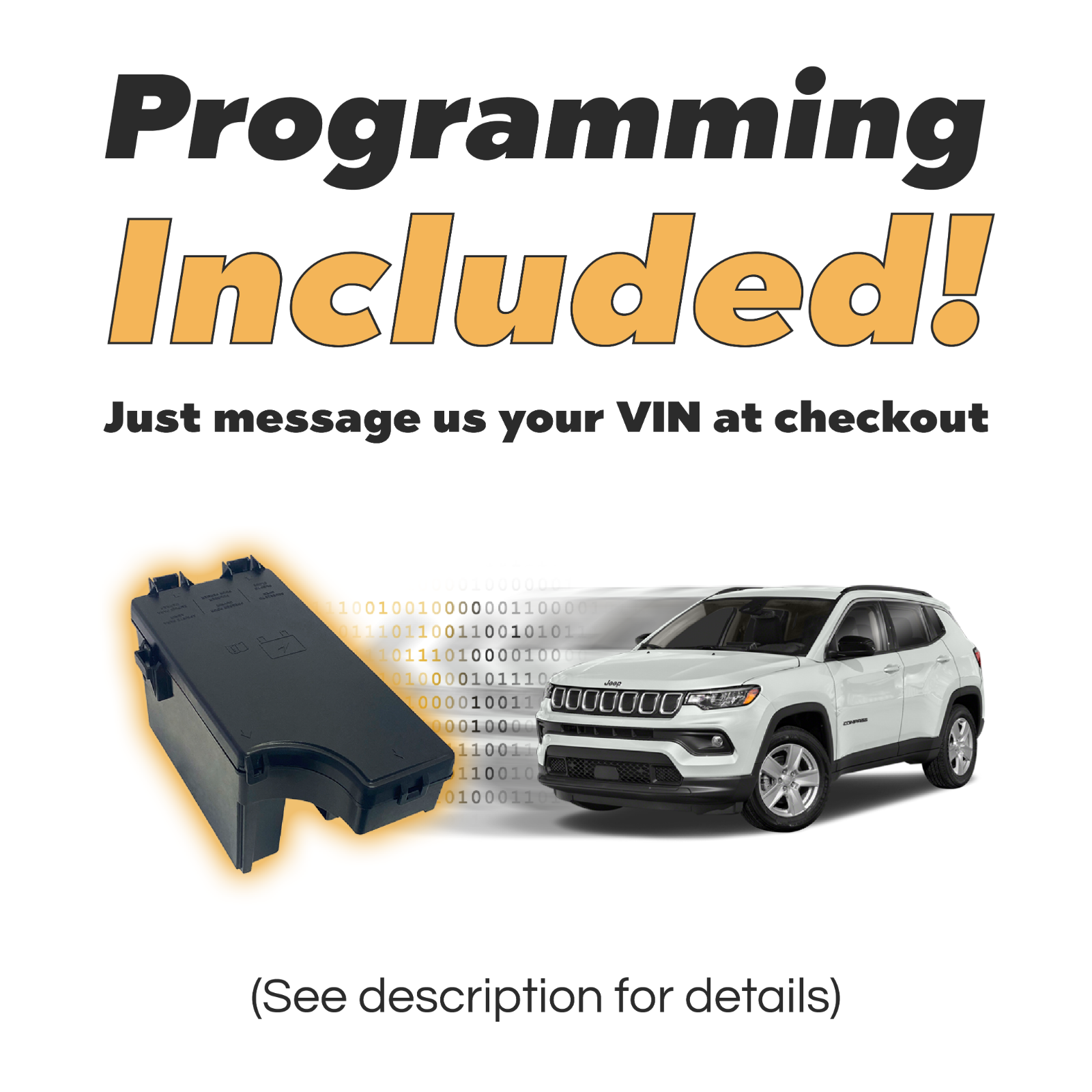 2013 Jeep Wrangler OEM Rebuilt TIPM 68163903 *PROGRAMMING INCLUDED!*