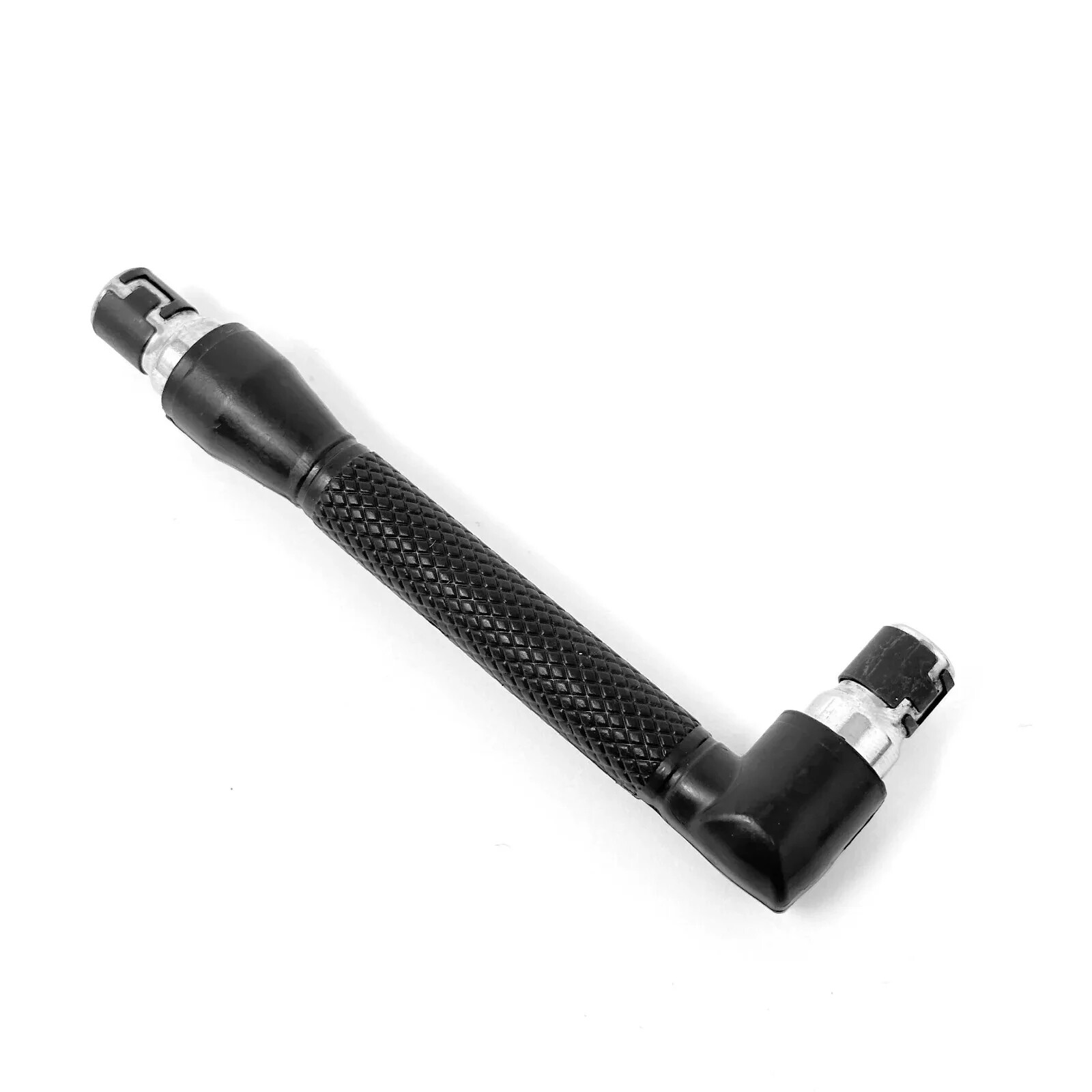 OHIY L Shape Double End Bit Holder Mini Socket Wrench for 1/4 in Hex Insert Bits