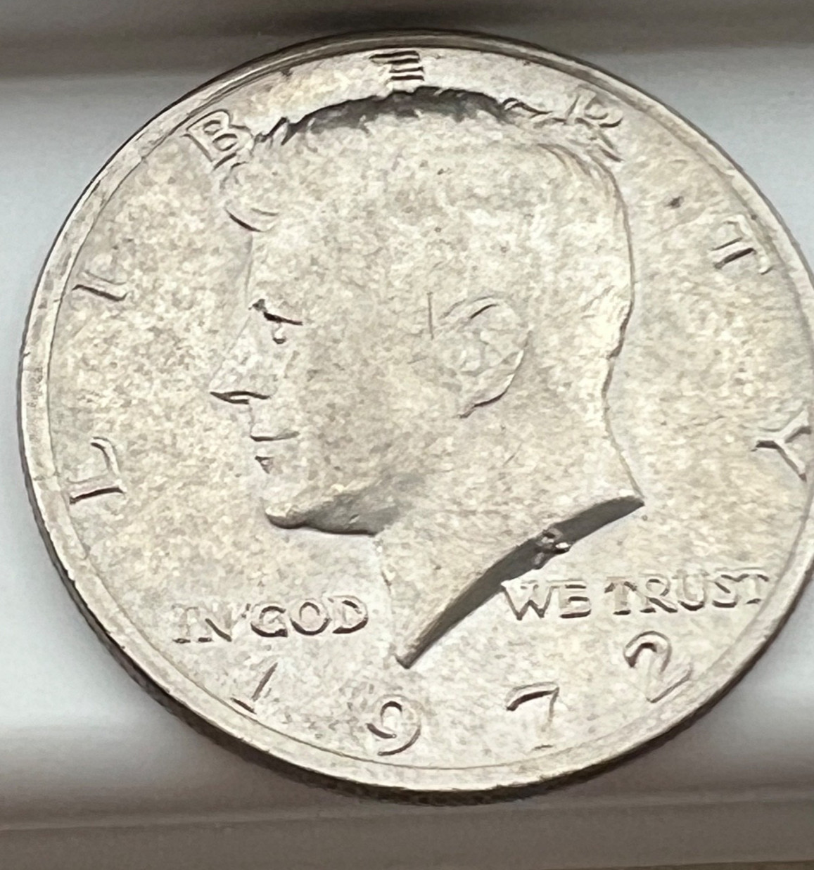 RARE 1972 Kennedy Half Dollar - No Mint Mark, Multi Errors