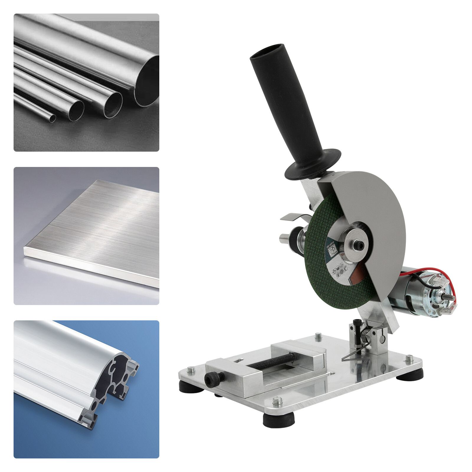 Portable Mini Hobby Chop Saw,4'' Desktop Miniature Aluminum Cutting Machine