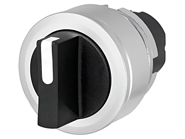 46-2828.4CV0.001 Switch: Rotary 30mm Rod.Pos: 2 Black Missing IP65 46 Pos: 2
