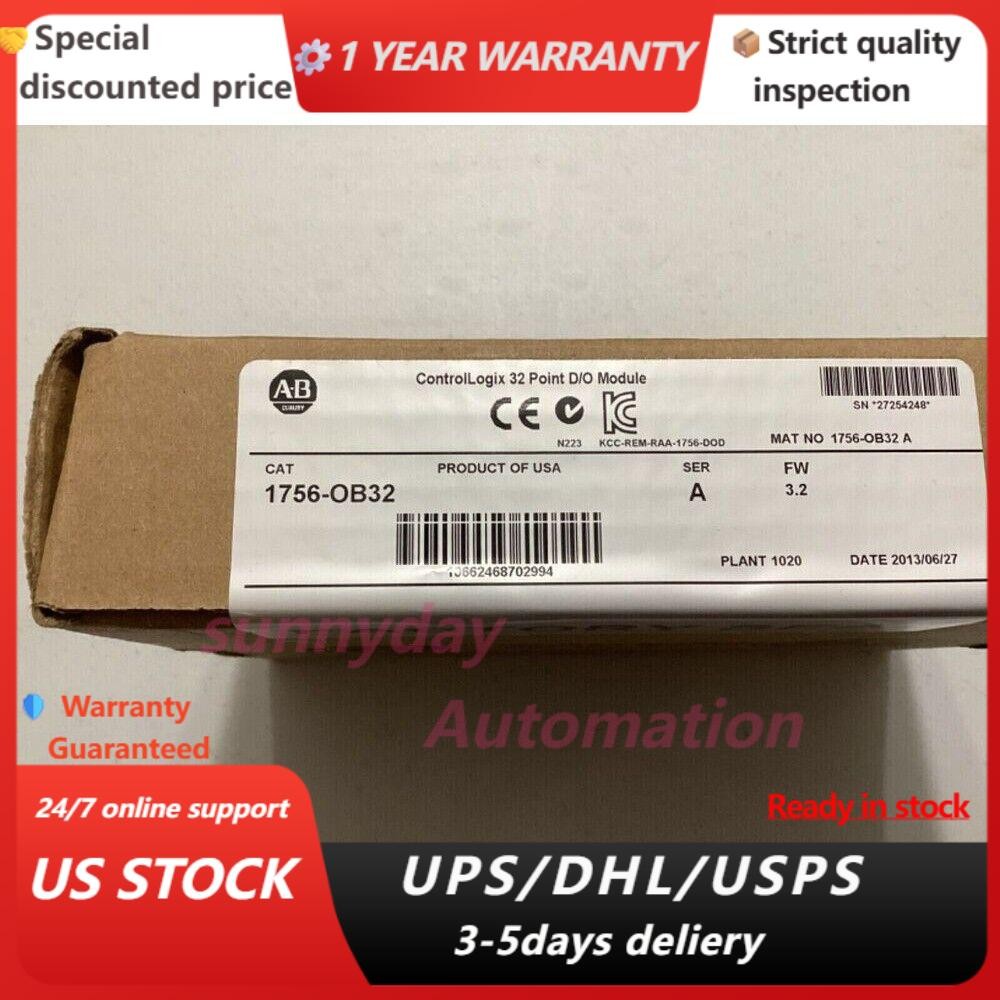 NEW-  Sealed AB 1756-OB32 SER A ControlLogix 32 Point DO Module 1756-OB32 USA