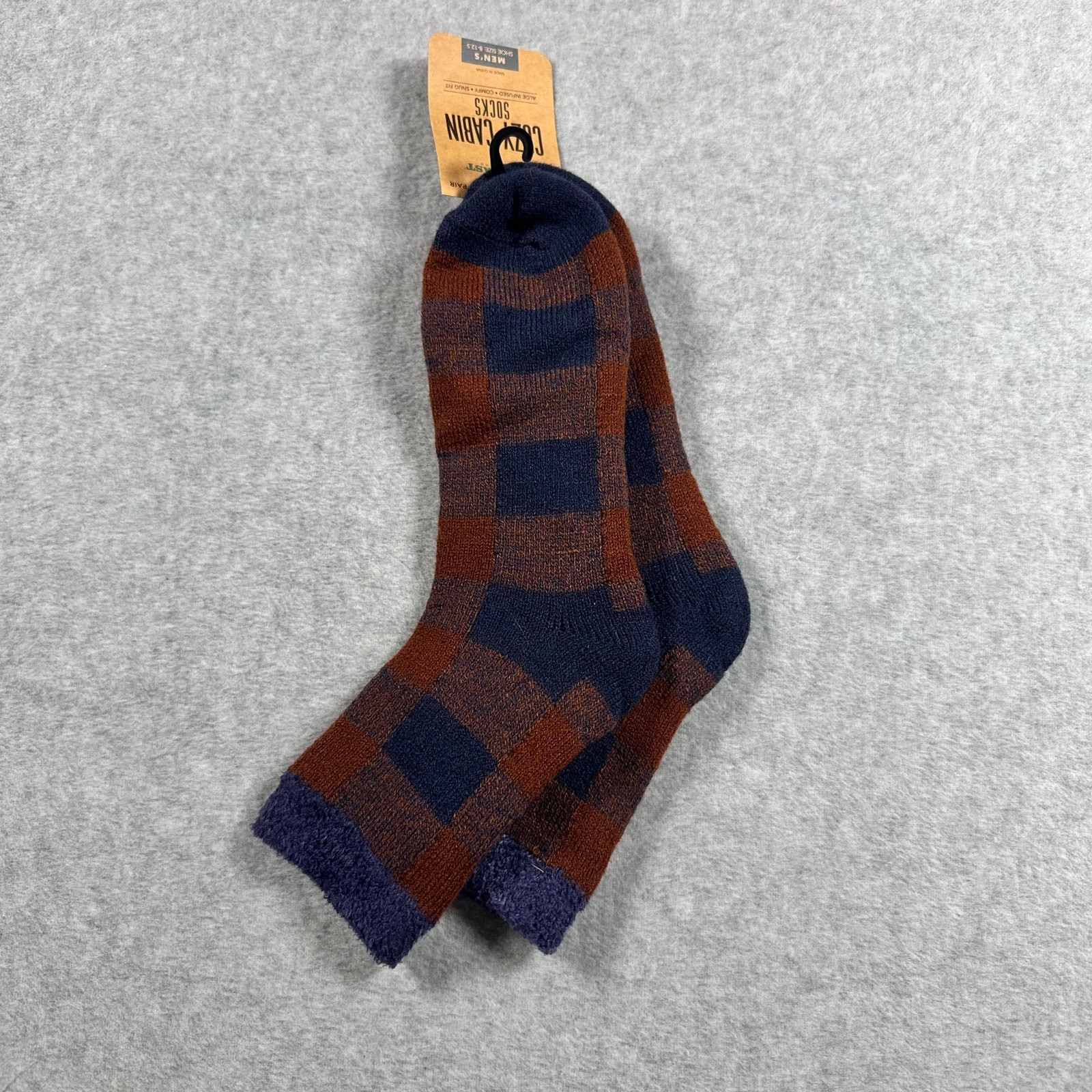 Northeast Outfitters Neo Cozy Cabin Aloe Socks Mens 8-12.5