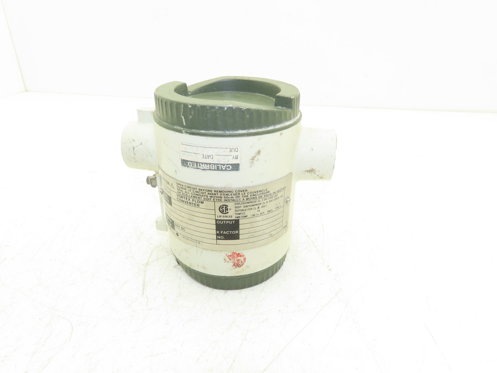 Yokogawa YFA11-AUPA-02*E Yewflow Vortex Flowmeter 258.9 P/Gal 24VDC Haz Loc