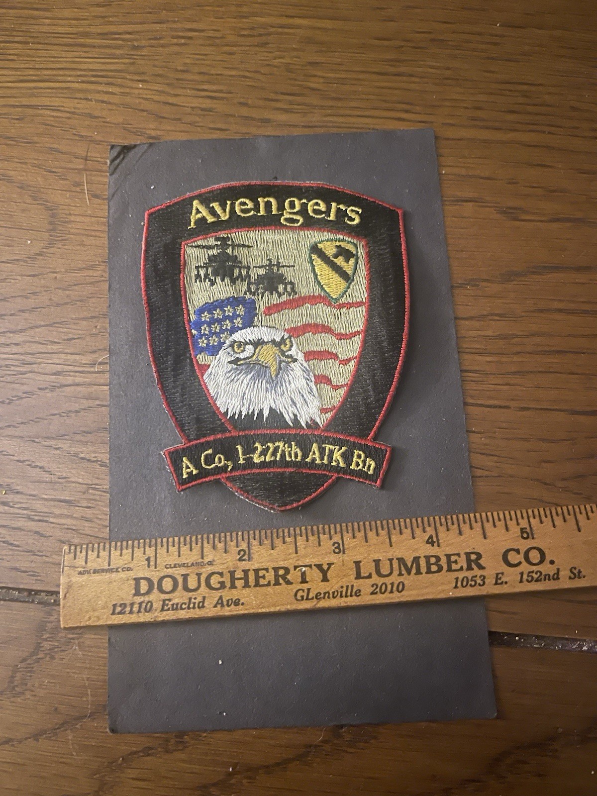 "A" Company 227th "AVENGERS" Attack Helicopter Battalion Pocket Patch