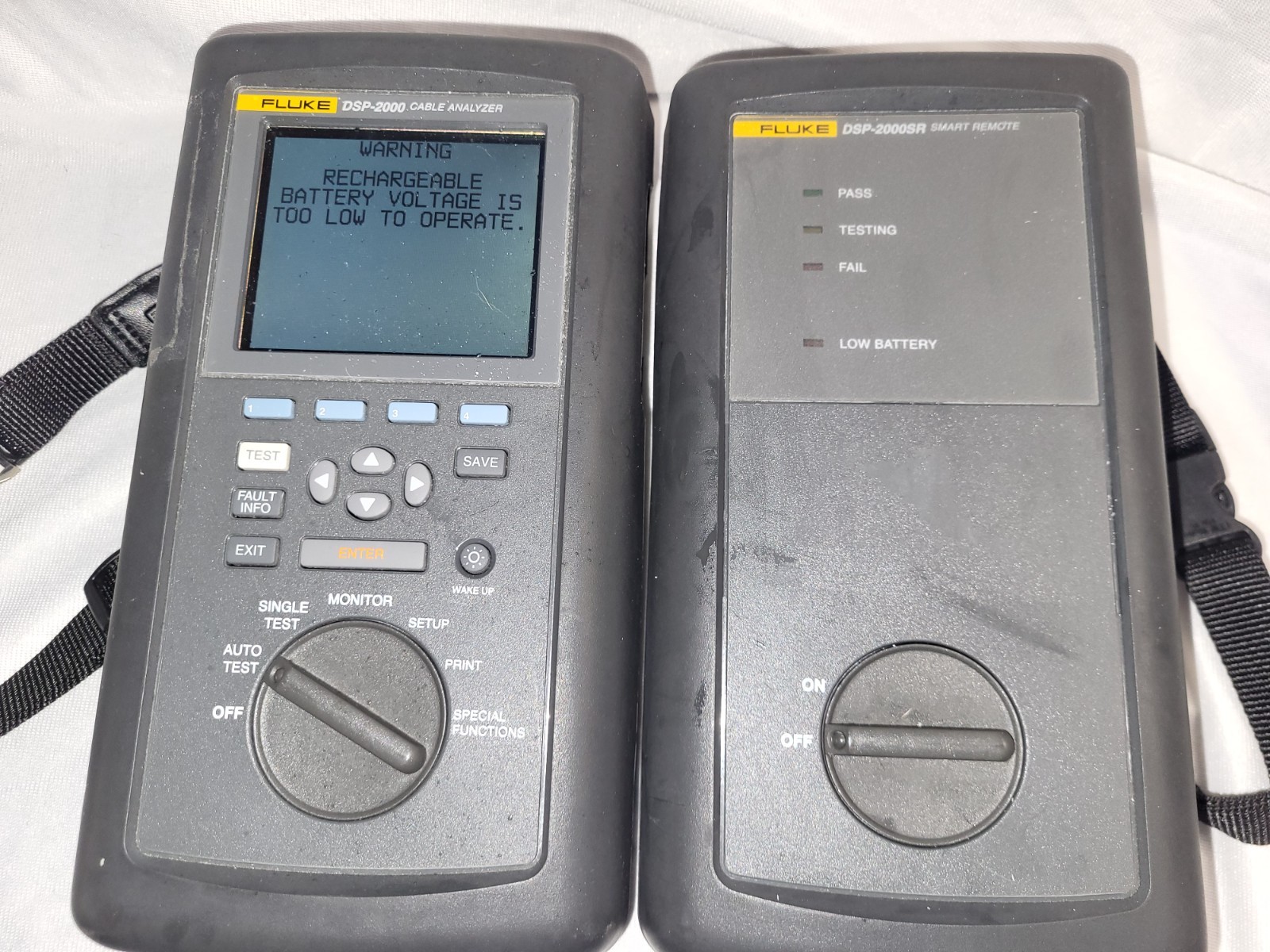 Fluke Network DSP-2000 Cable Analyzer & DSP-2000SR Smart Remote