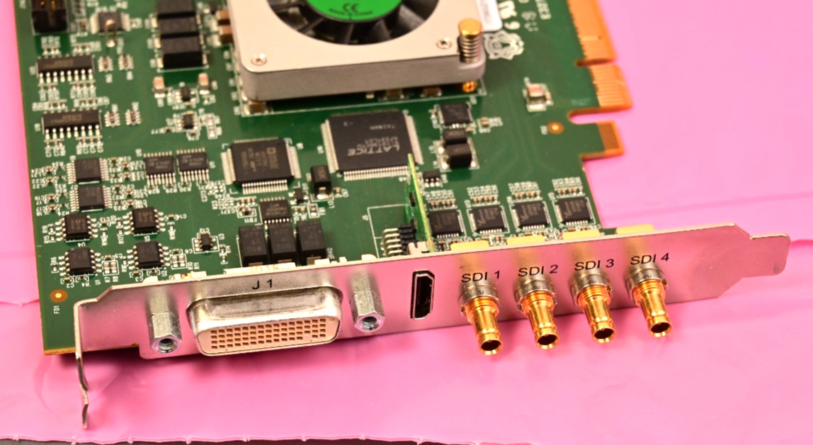 AJA KONA-4-R0 4K 60p PCIe Video I/O Card 3G SDI HDMI