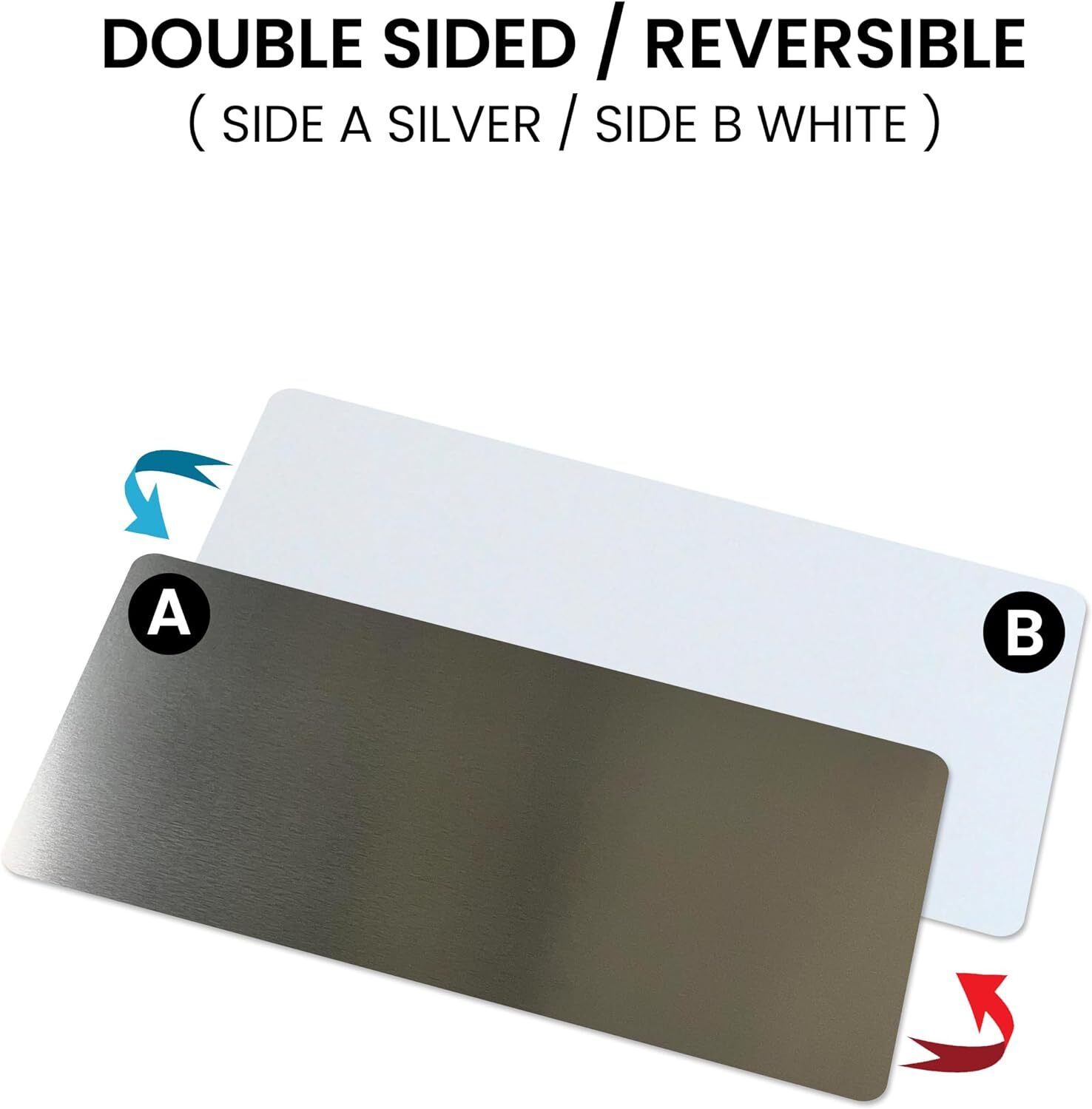 5seconds Double Sided Bathroom Hand Dryer Wall Splash Guard Aluminum Wall Guard