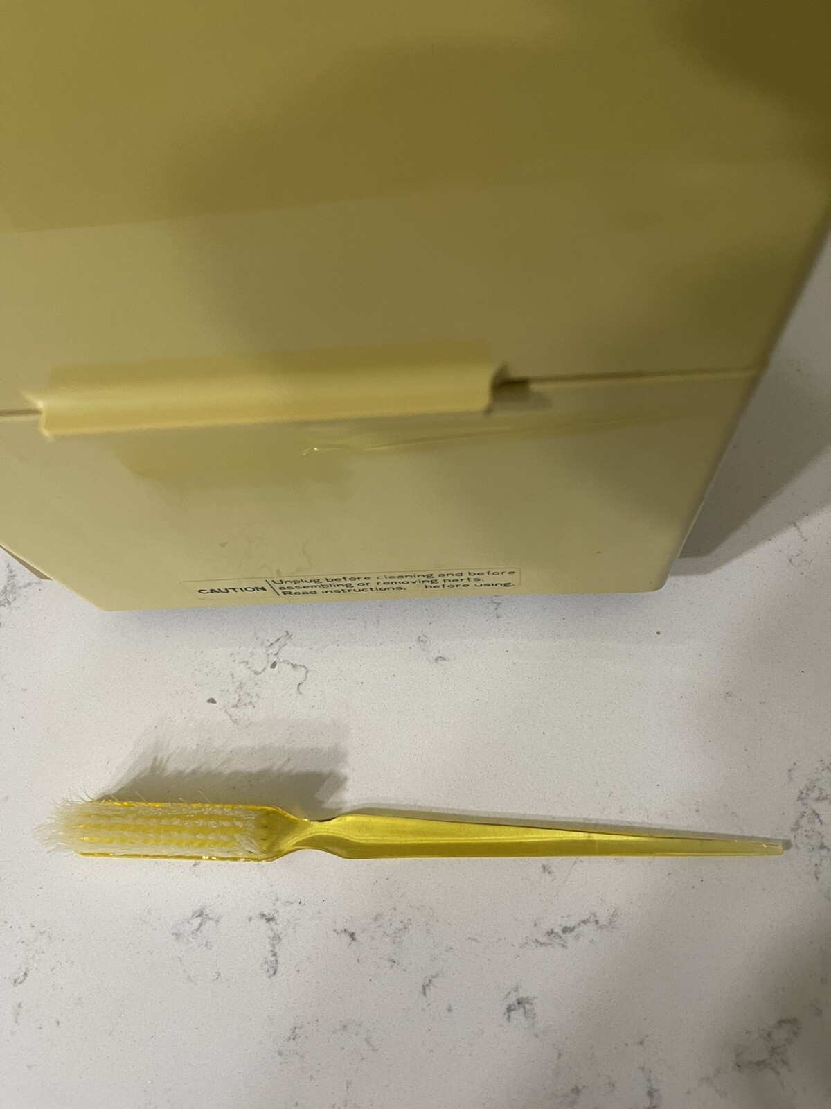 Vintage 70s Oster Model 362 Automatic Pulp Ejector Juicer Manual Cleaning Brush