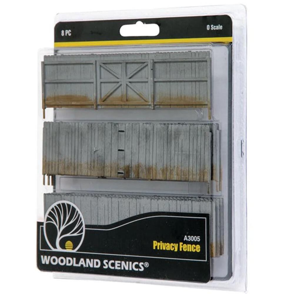 Woodland Scenics A3005 Privacy Fence O Scale NEW (Barrier)