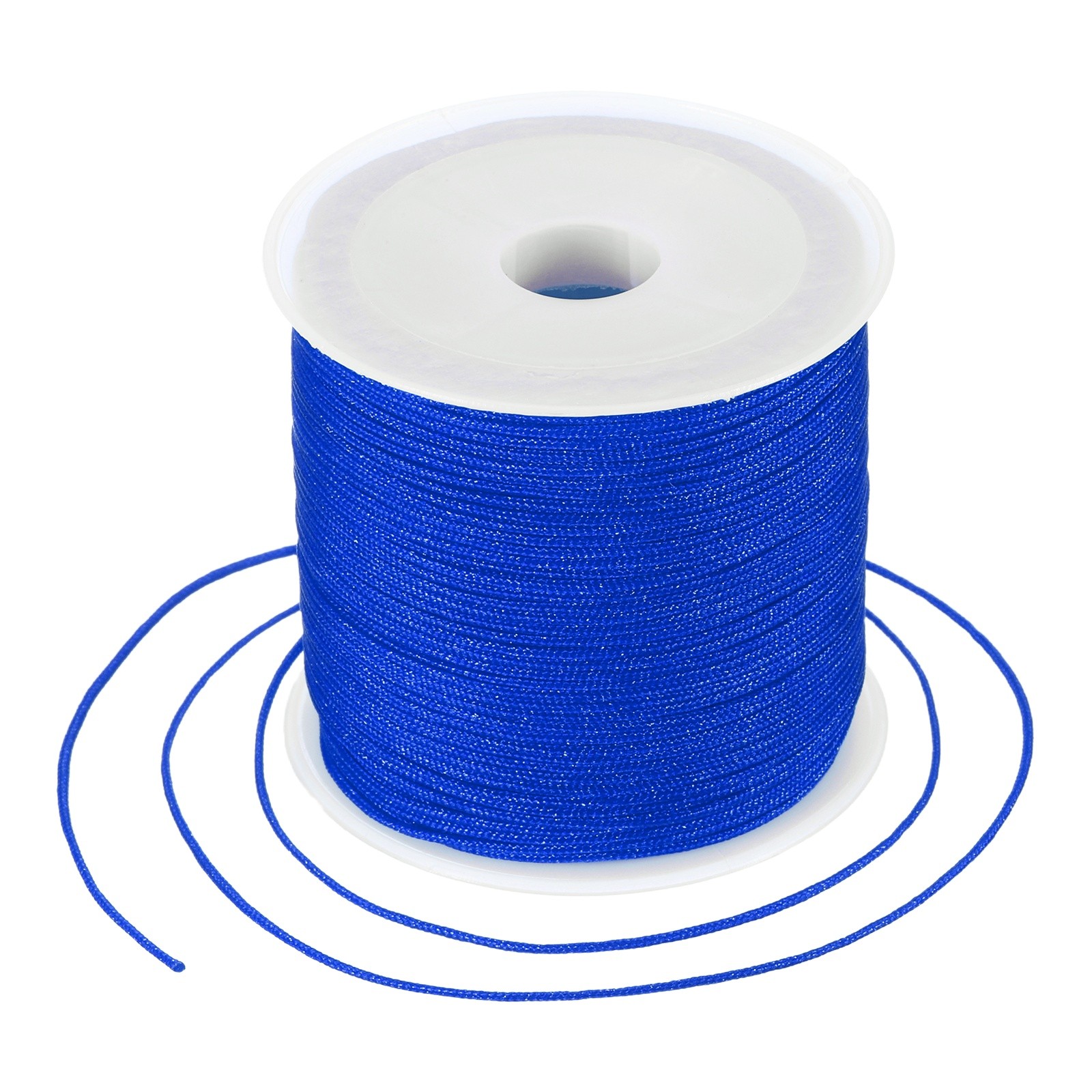 0.8mm Nylon String for Bracelets, 44 Yards Nylon Beading Thread(Dark Blue)