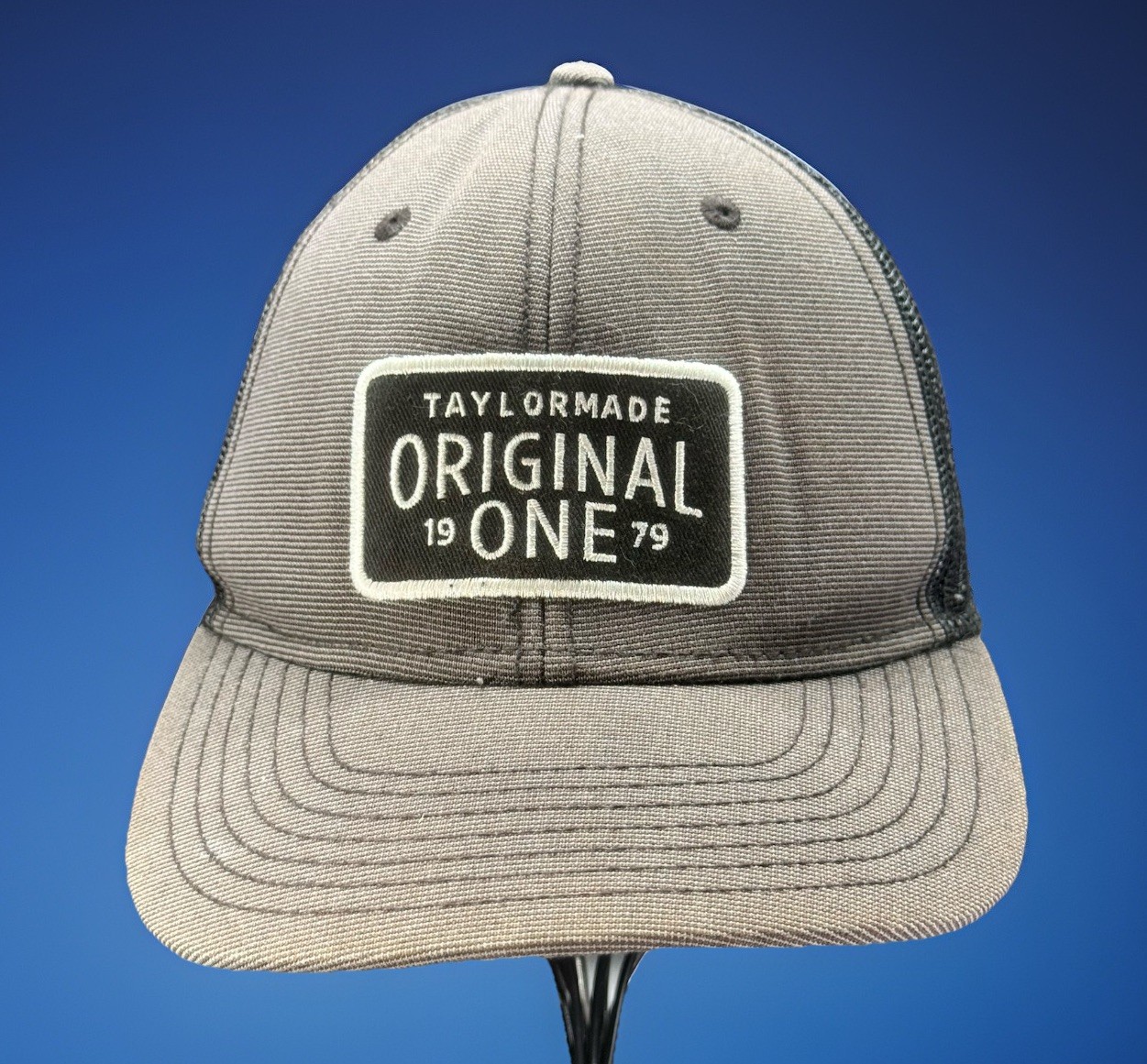 TaylorMade Original One 1979 Trucker Hat Meshback Snapback Black Adjustable