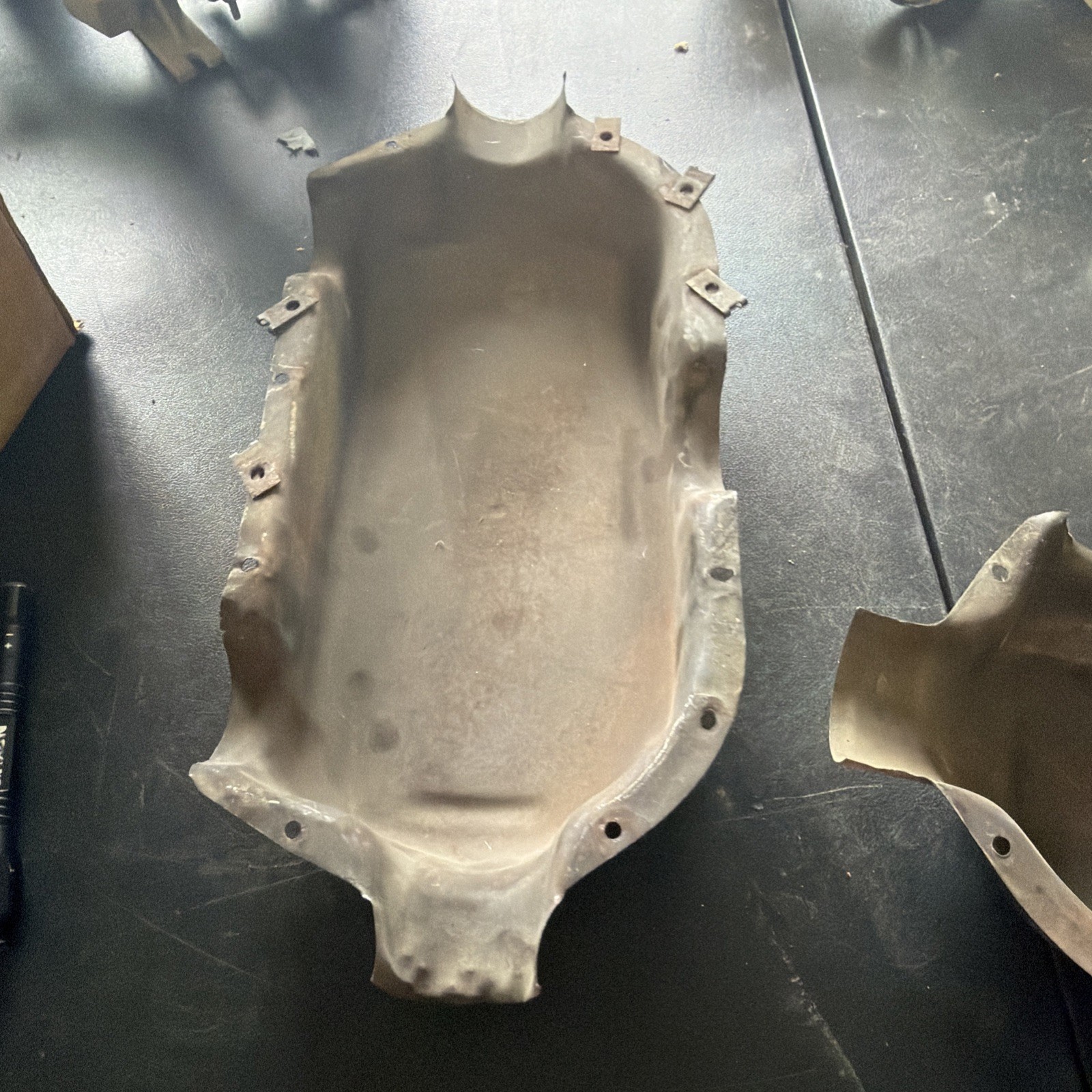 1946 Cessna 140 120 C75 C85 C90 Exhaust muffler Shroud heat baffle