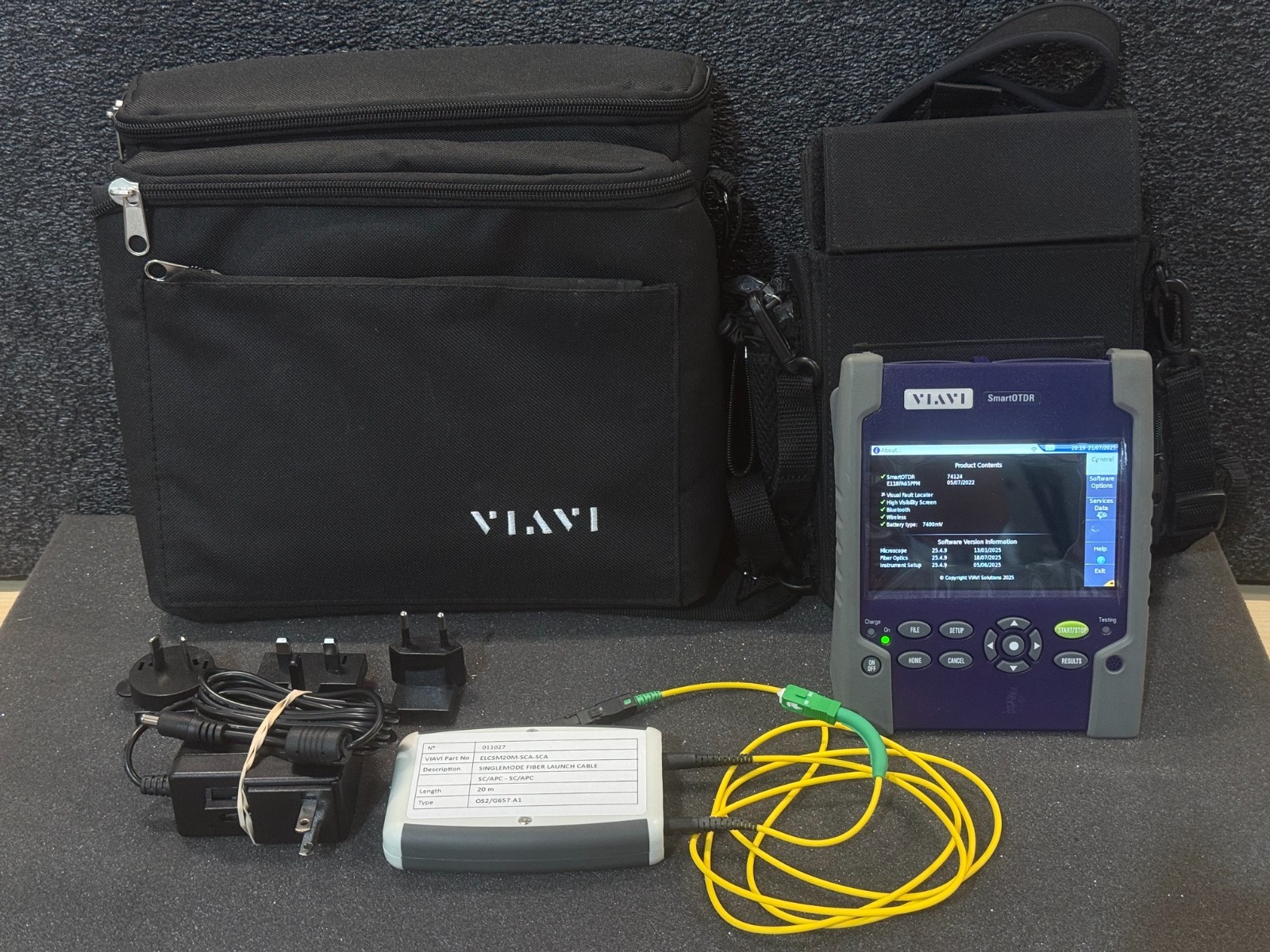 Viavi E118FA65PPM SmartOTDR  Fiber Test Kit 1650nm Live PON AIM9X