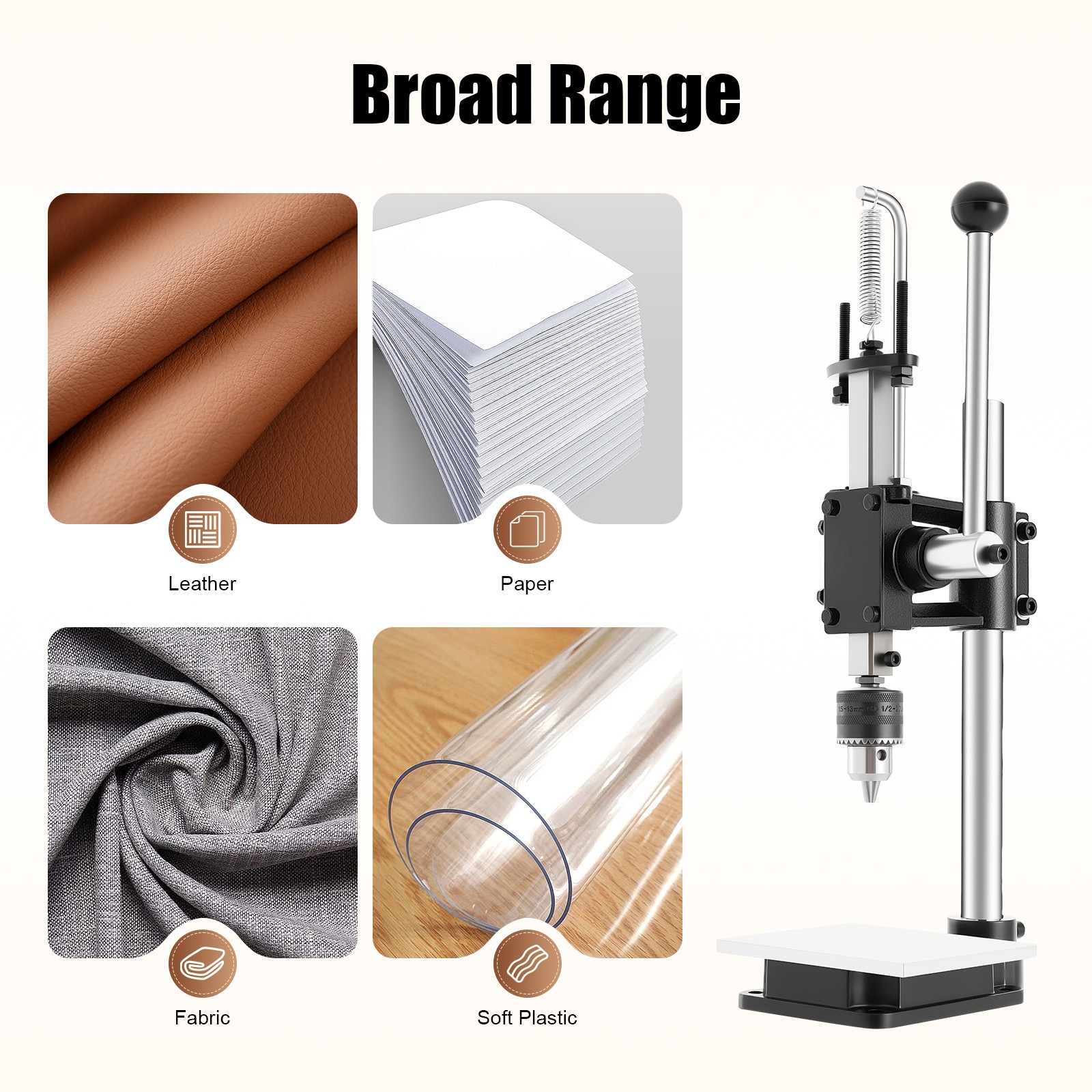 Leather Craft DIY Imprinting Machine Embossing Press Leather Stamp Punching
