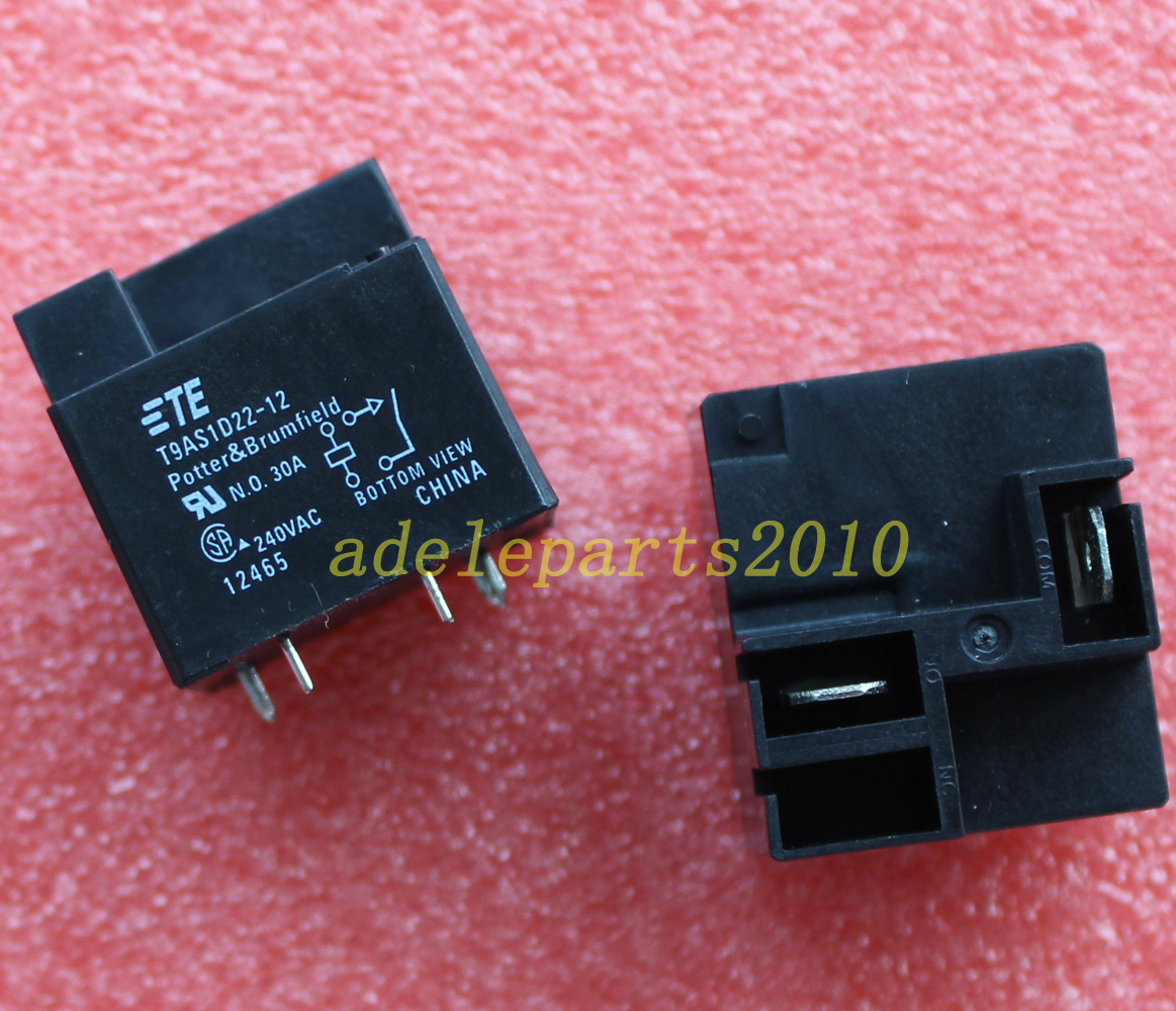 10pcs ORIGINAL and Brand New T9AS1D22-12 30A 240VAC 30 amps 240 volts TE relay
