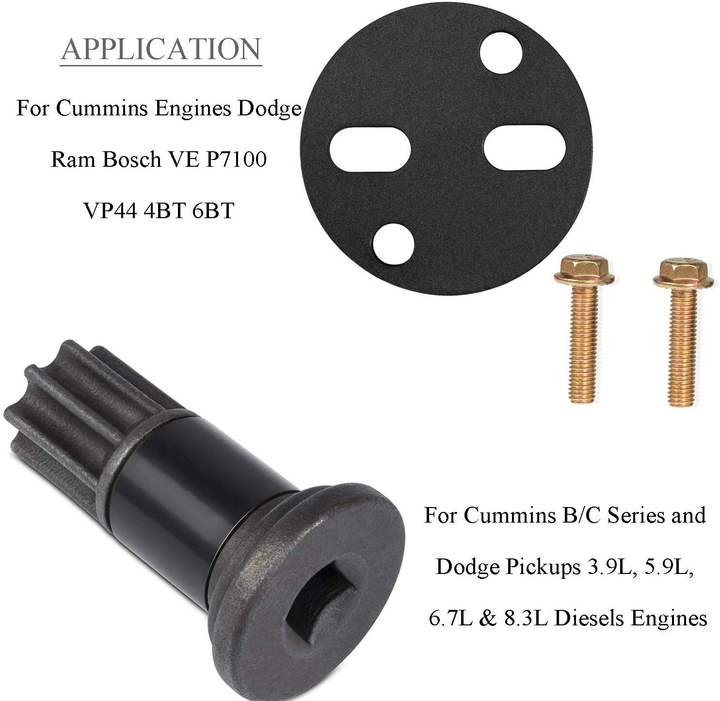 Injection Pump Gear Puller Removal Installer Engine Barring/Rotating for Cummins