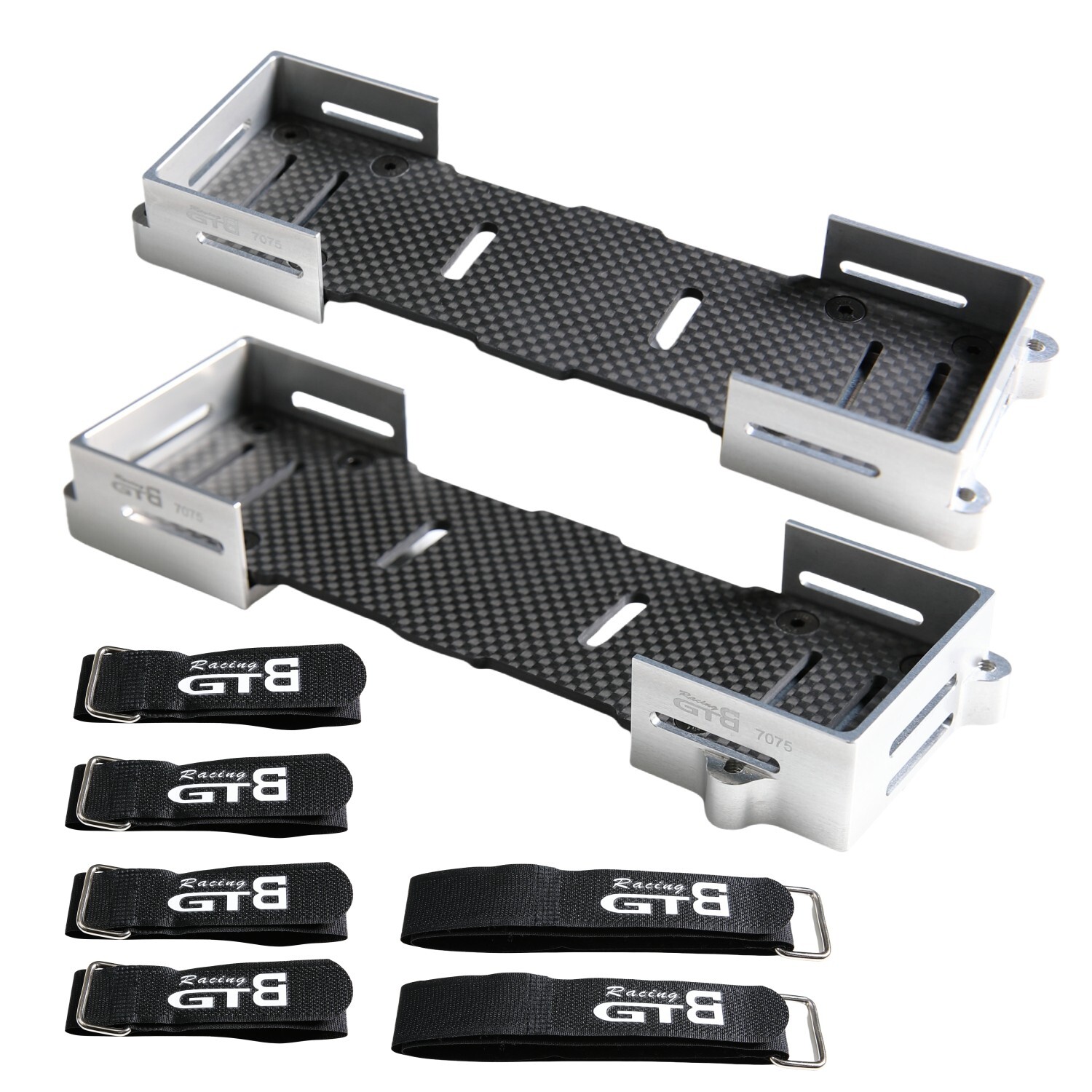 GTB CNC Alu 7075 T6 Battery Box Tray for 1:5 RC Car LOSI DBXL-E 2.0 Upgrade Part