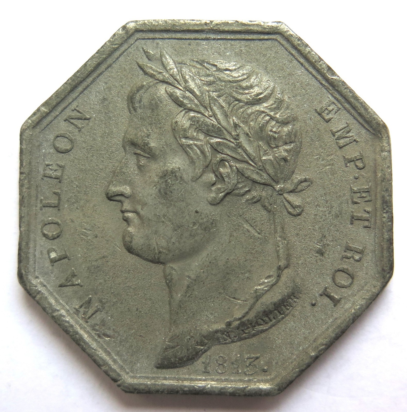 [R4083] Zinnjeton 1813, France, Napoleon I. Purse Paris