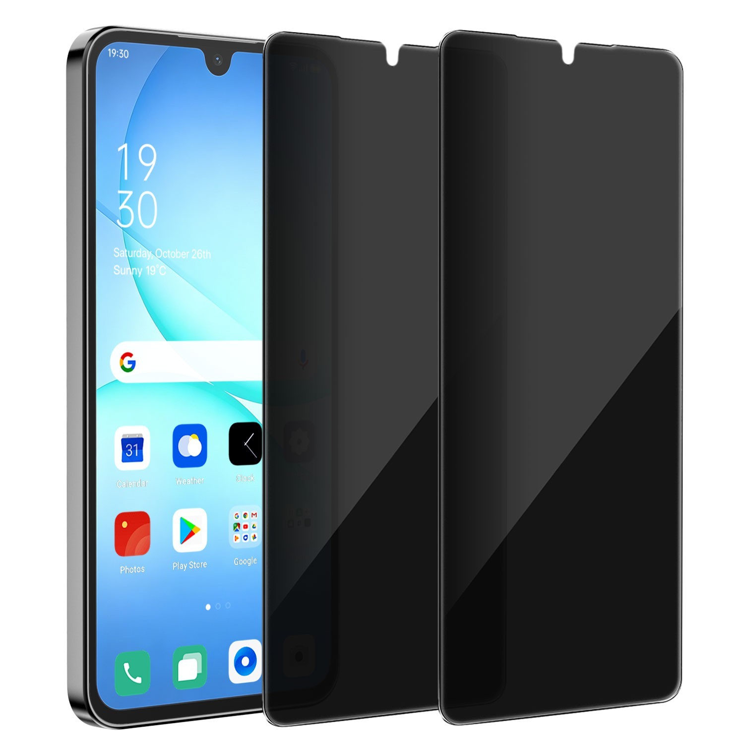 For Samsung Galaxy A17 5G Anti-Spy Privacy Screen Protector Black Tempered Glass