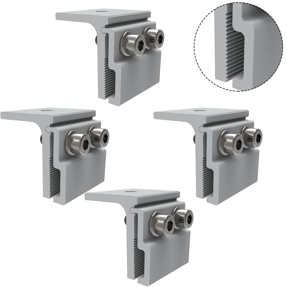 Lightweight Aluminum Standing Seam Clamp for Solar Panel Roof Attachment