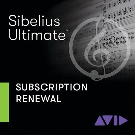 Sibelius: Ultimate 1-Year Subscription Renewal Download Code Only