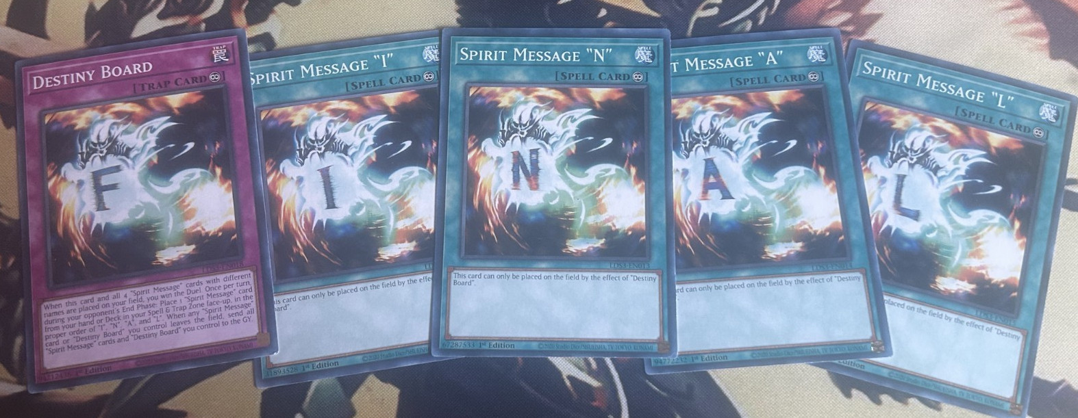 Yugioh: Destiny Board Spirit Message Set - F I N A L