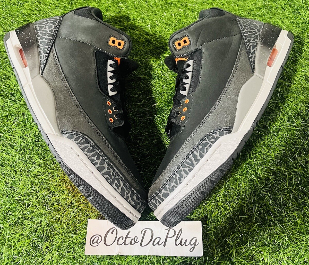 Nike Air Jordan 3 Retro Fear Orange Mens Sizes Nike By You CT8532-080