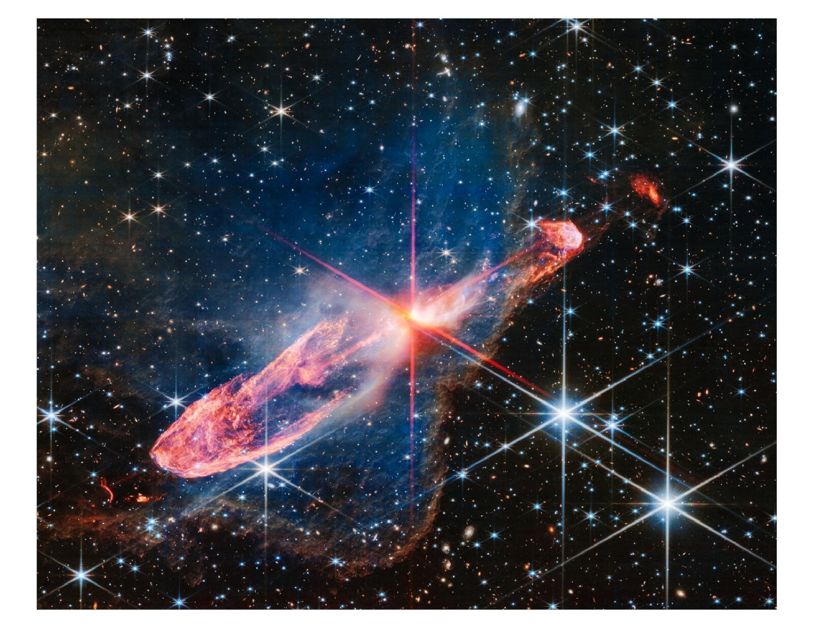 NASA’s Webb Telescope Photo Active Stars Forming 8x10 Photo Print On 8.5" x 11"