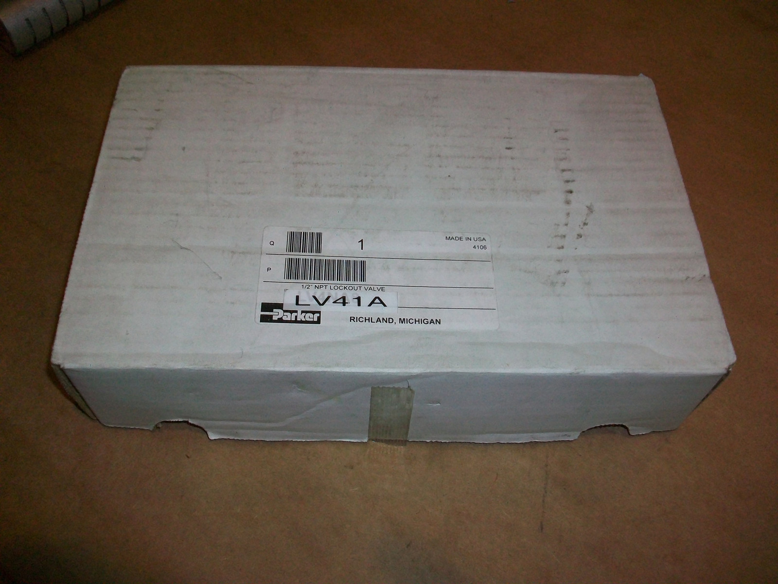 Parker Pneumatic Lockout Valve LV41A 1/2" NPT NEW IN BOX