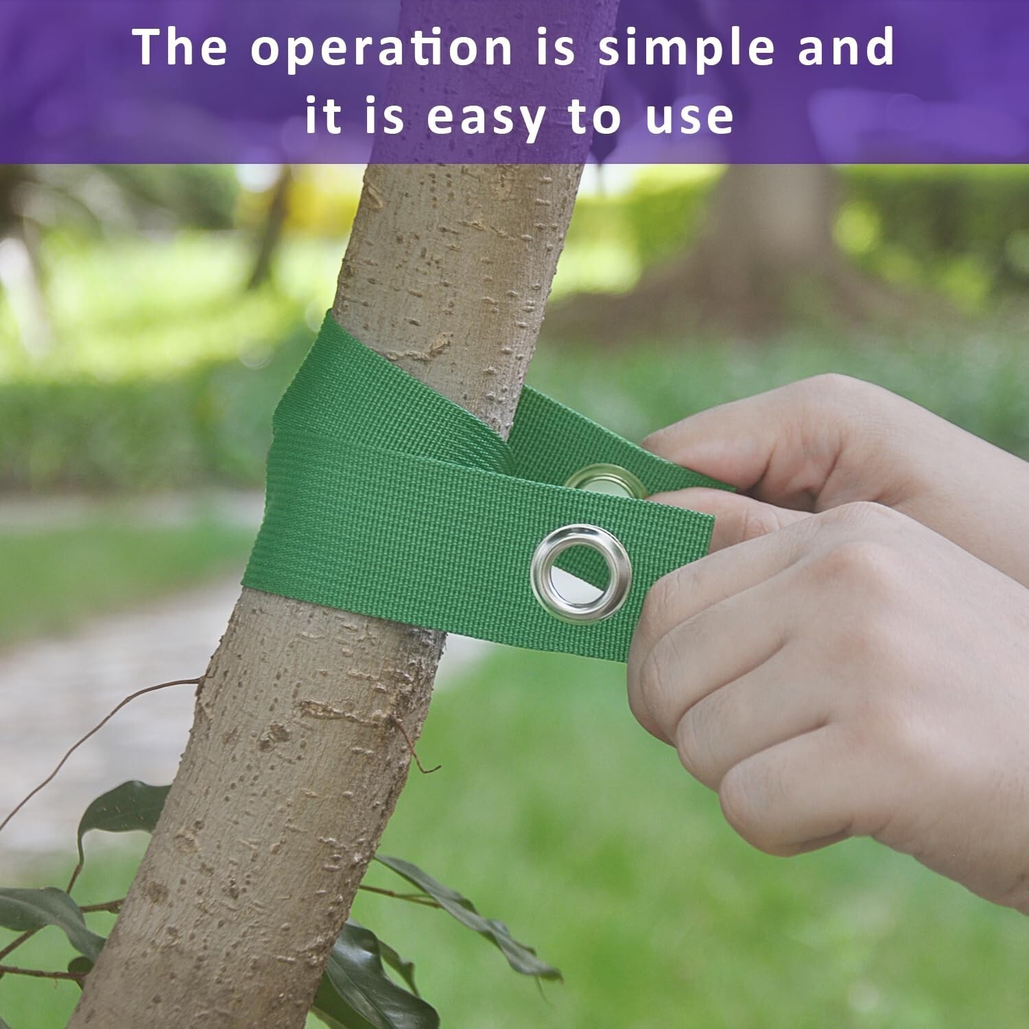 Tree Straps for Staking, 8 PCS Tree Support Straps for Newly Planted Saplings an