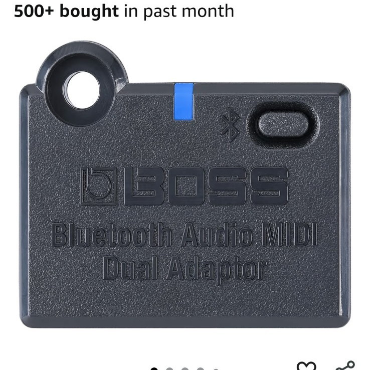 BOSS BT-DUAL Bluetooth Audio/MIDI Dual Adapter BT-DUAL