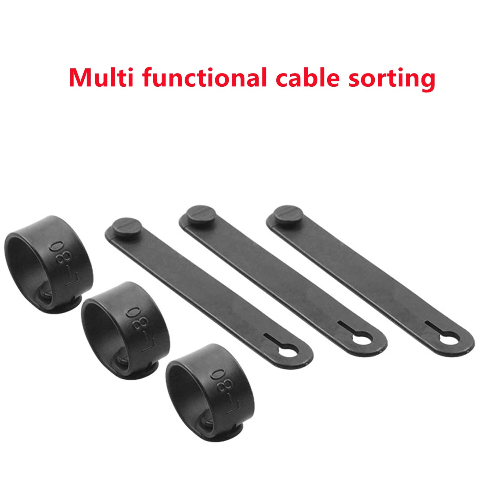 6 Pcs Rubber Cable Ties Reliable Brake Line Protector Wire...