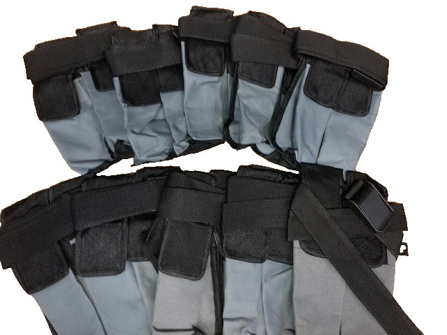 10 Pack - ALLEN PAINTBALL  2 packs W/ Belt for Rental- 100 rnd pod FREE SHIPPING