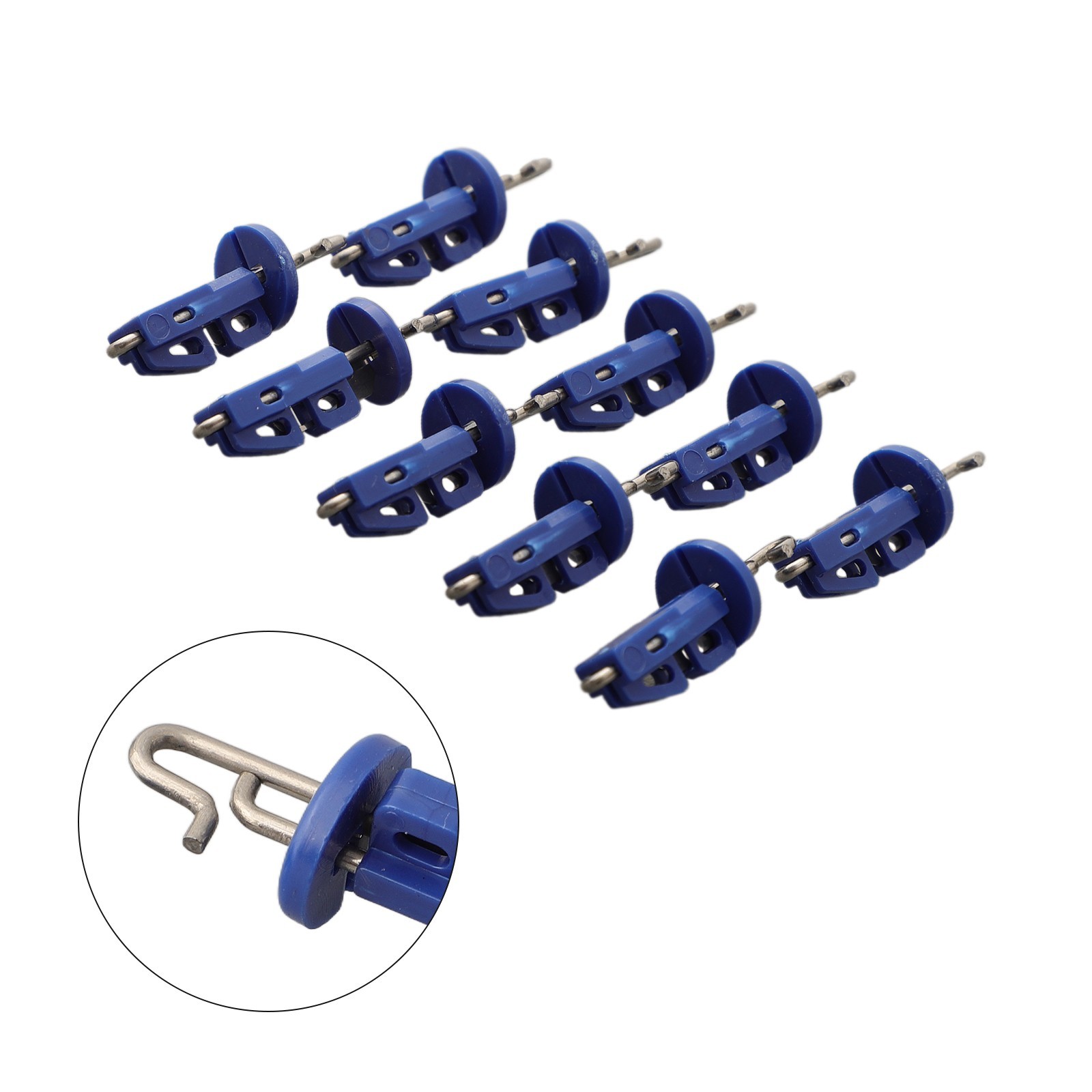 10pcs Versatile Bait Clip Quick Hook Release Tool Umbrella Type Simple Hook Tool