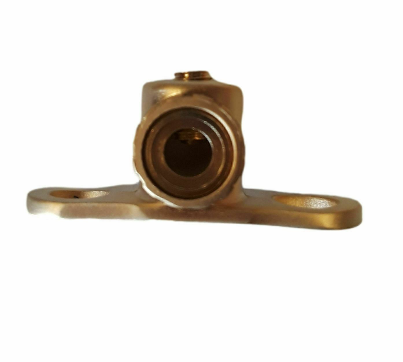 Gold Plated Ground Terminal 4/8 Gauge with Adapter
