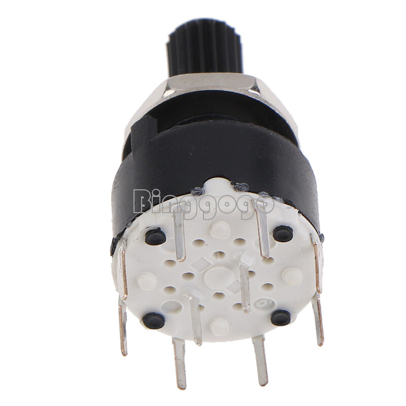16MM Rotary Switch 2-Pole 3 4-Position 1-Pole 5 6 8-Position Axis Tape Switch