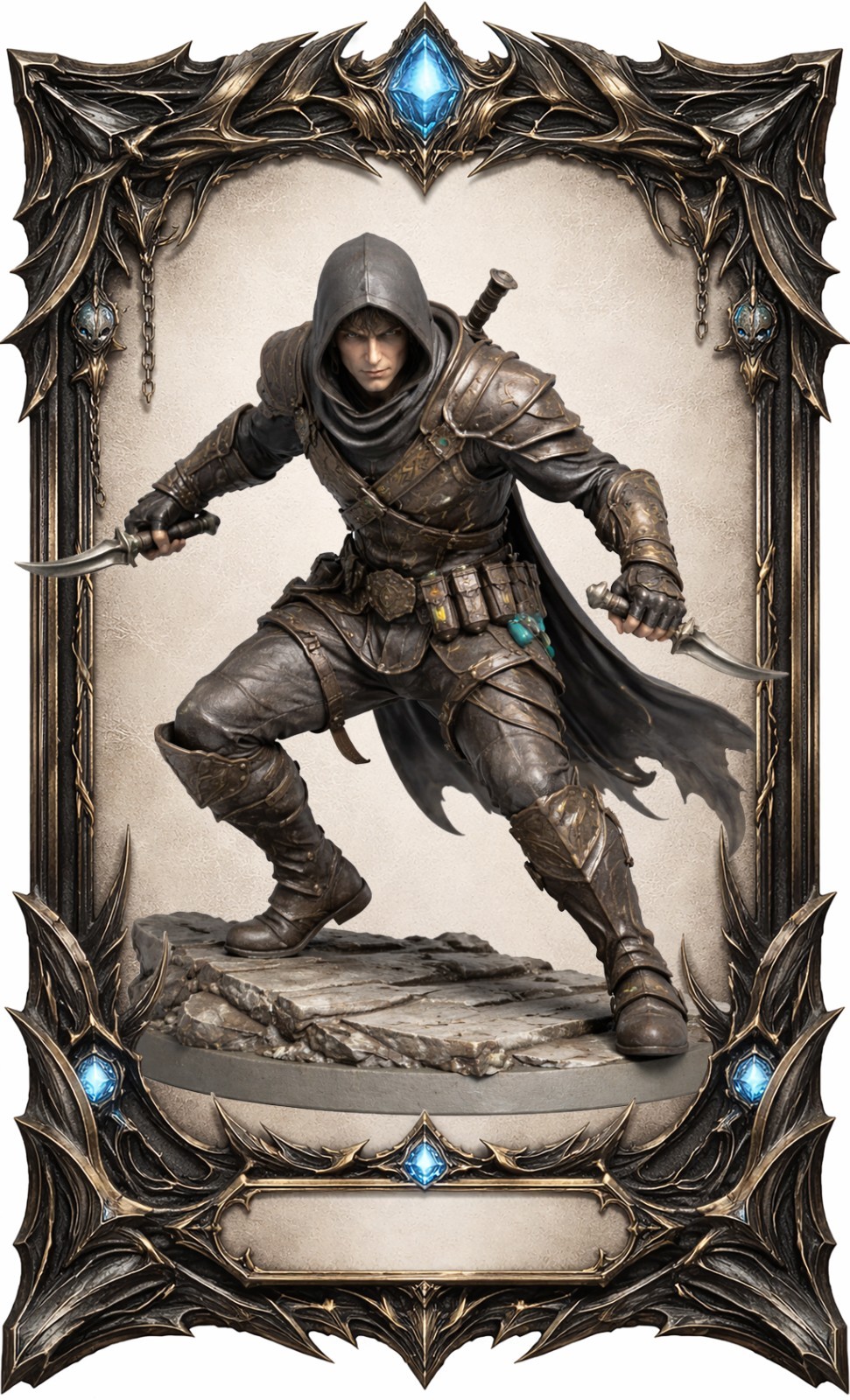 Dungeons and Dragons, DND, Playable - Male Human - Rogue, Fighter, Barbarian