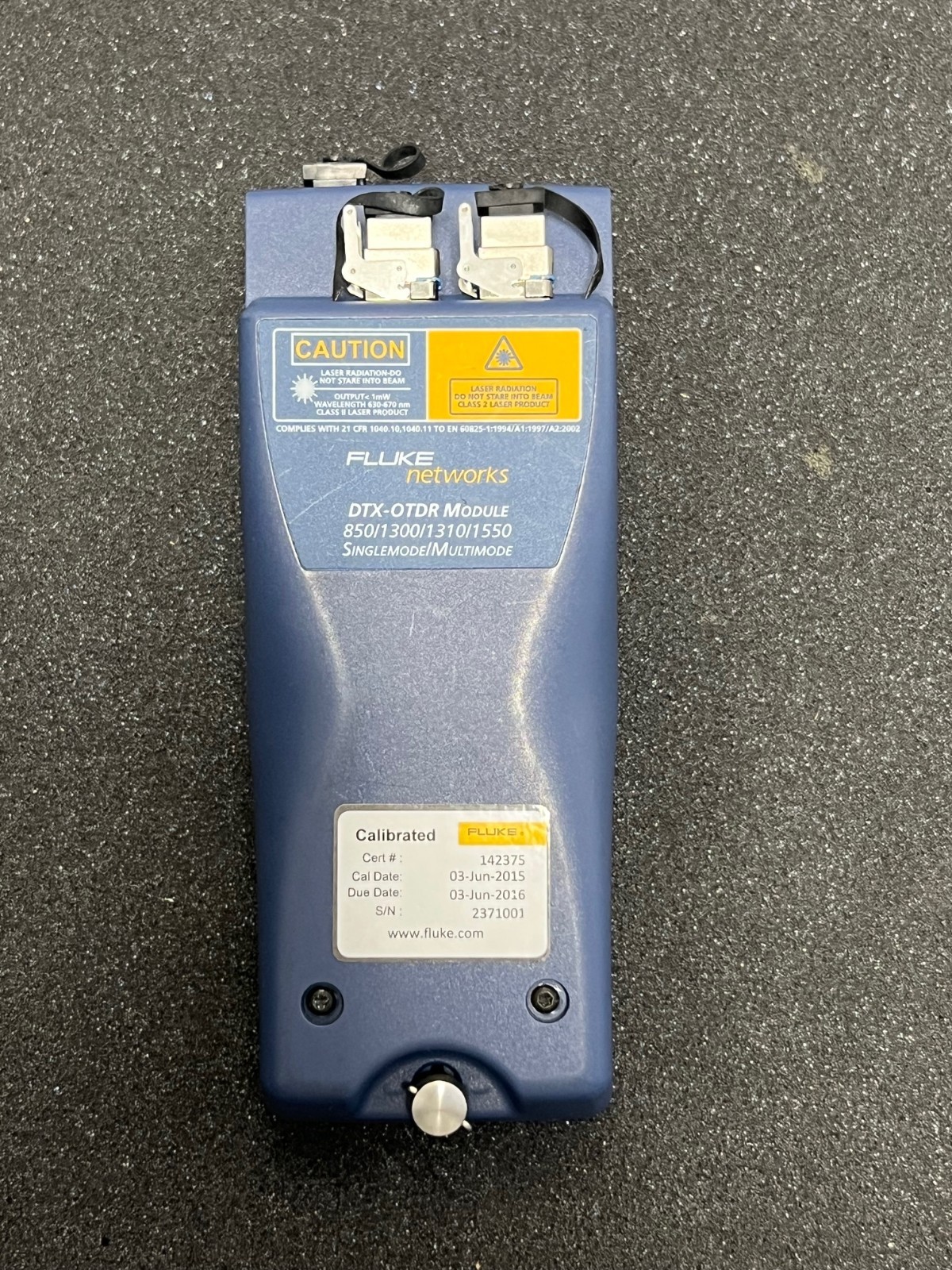 FLUKE NETWORKS DTX-OTDR-QMOD SINGLE MODE & MULTI MODE QUAD OTDR MODULE, NICE !!!