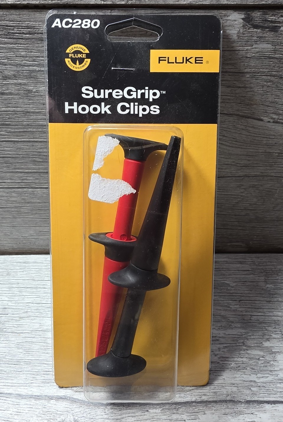 Fluke AC280 Sure Grip Hook Clips Test Lead Set - New in Box