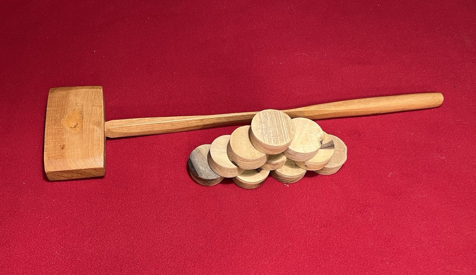 Vintage Bourbon Barrel Bung Mallet Hammer