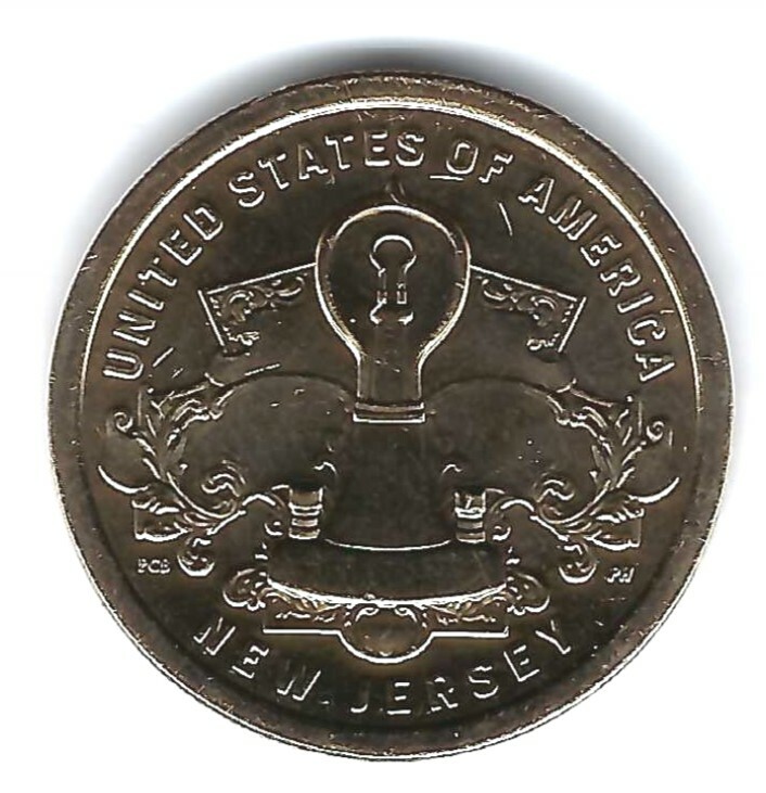 2019-P Philadelphia $1 Coin for American Innovation New Jersey Series!