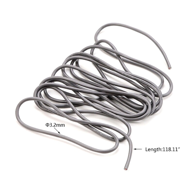 Pickup Cable 3 Conductor Guitar Shielded Wire for Noise Reduction Instrument