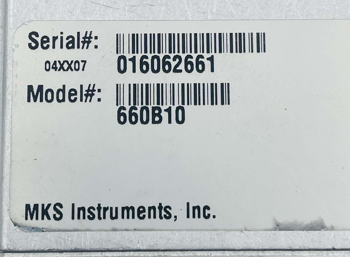 MKS 660B10 Type 660 Single-Channel Digital Power Supply