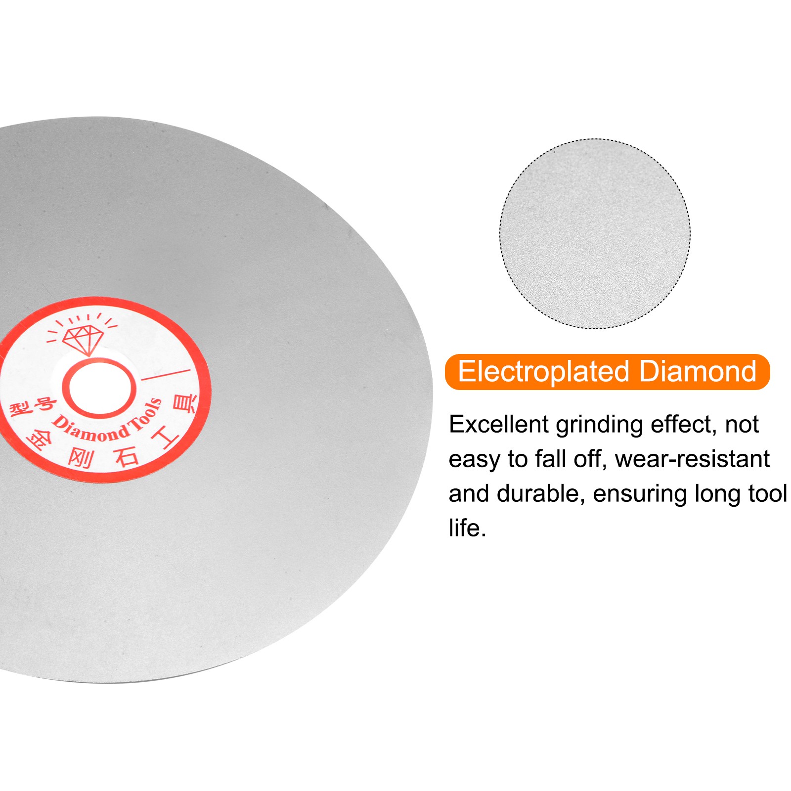 Diamond Grinding Disc 6" Grit 2000 Flat Lap Wheel Sanding Polishing Disk Tool