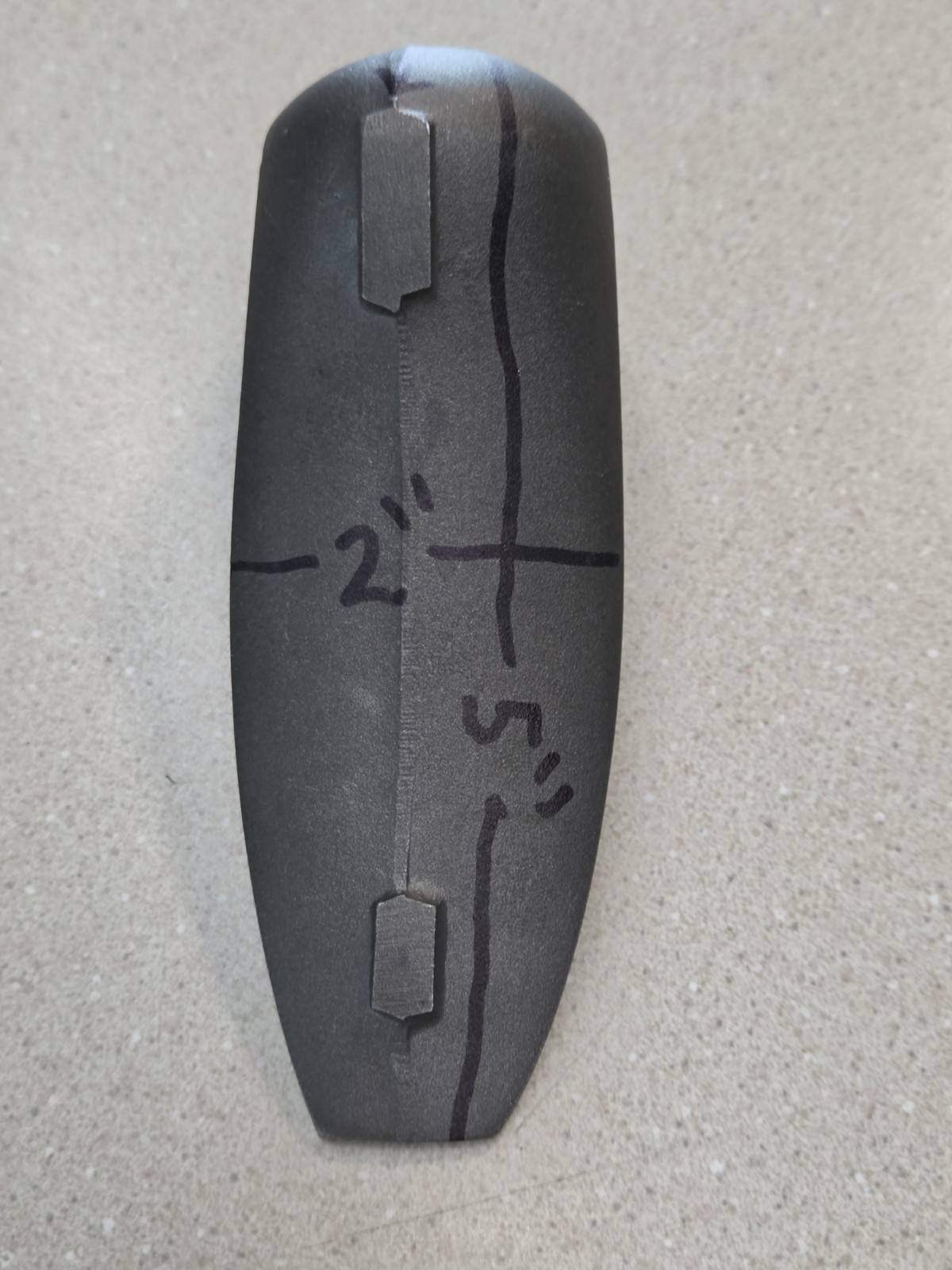 Iron Butpad For Black Powder Pennsylvania Style Gun