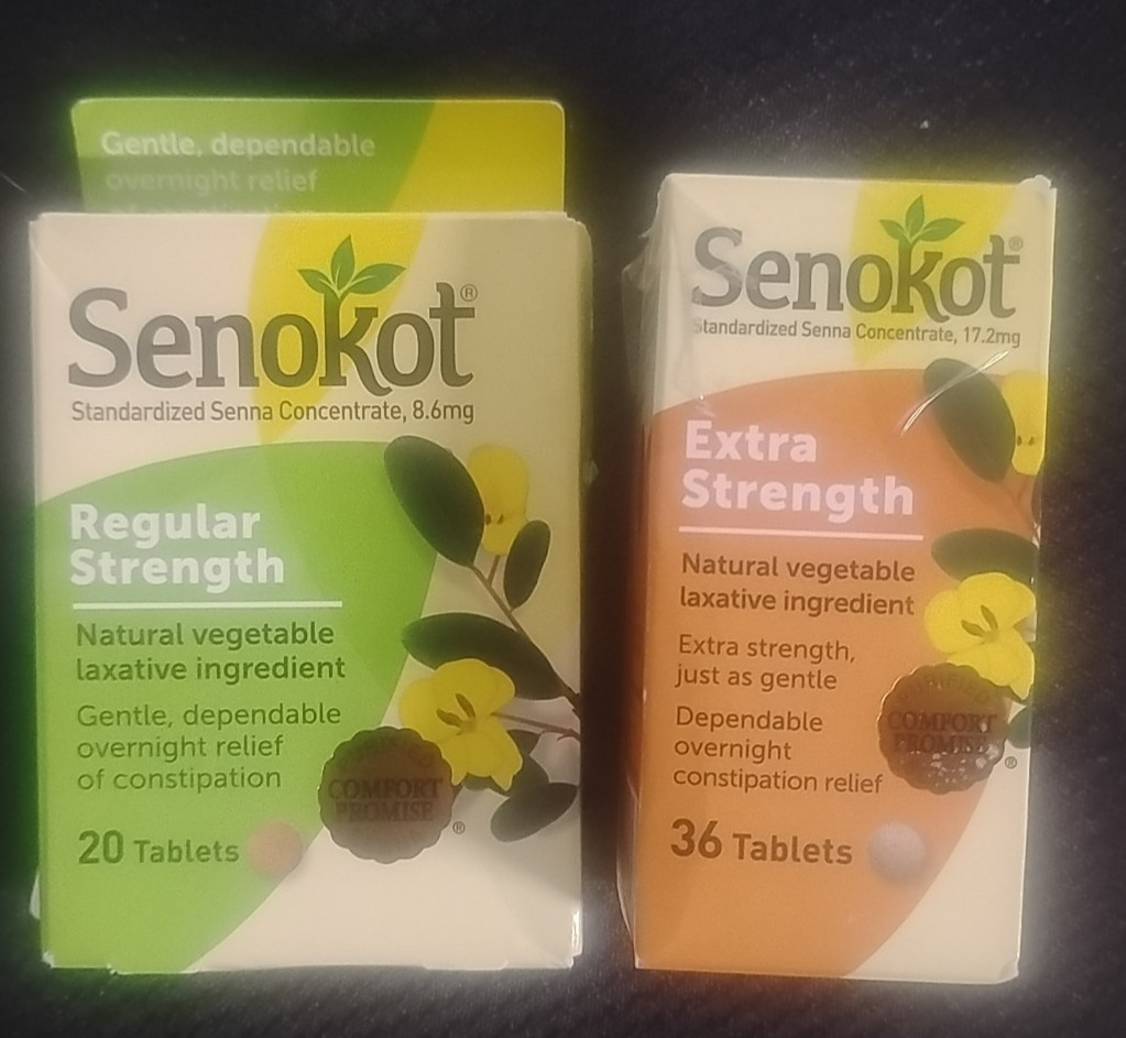 Senokot Extra Strength Natural Vegetable Laxative 36 Tablets EXP 11-26  NEW